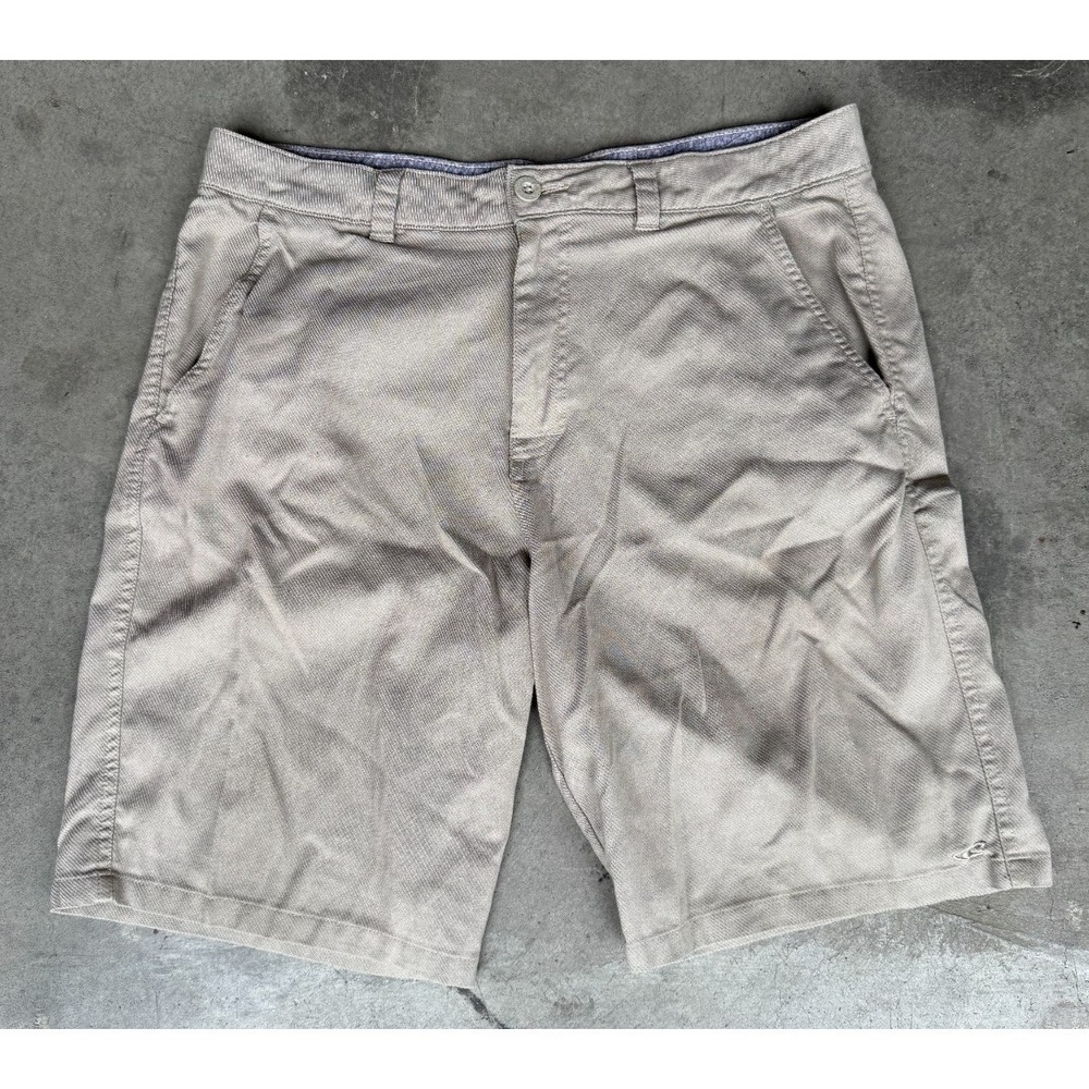 Mens Sz 36 O'neill Gray Shorts Chino Bermuda - Picture 1 of 5